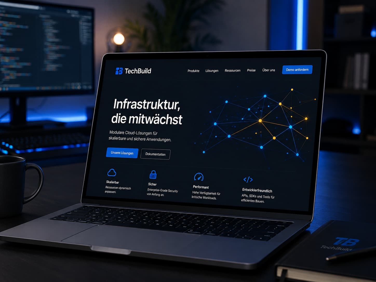 TechBuild AG — Konzeptstudie-Vorschau